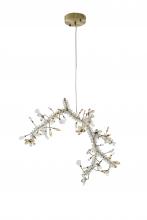 Bethel International Canada LX9902-BRZ - Chandelier Stainless Steel & Crystal