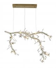 Bethel International Canada LX9904-BRZ - Chandelier Stainless Steel & Crystal