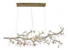 Bethel International Canada LX9905-BRZ - Chandelier Stainless Steel & Crystal