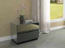 Bethel International Canada MB10 - Side Table Wood And Glass