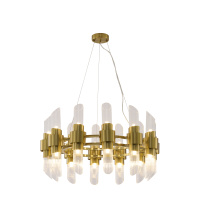 Bethel International Canada MU131C32BR - Satin Brass Chandelier
