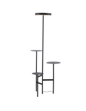 Bethel International Canada MU148F70BLK - Black LED Floor Lamp