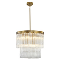 Bethel International Canada MU58C24BR - Chandelier Satin Brass