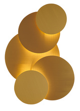 Bethel International Canada MU80W17BR - LED Wall Sconce Brass