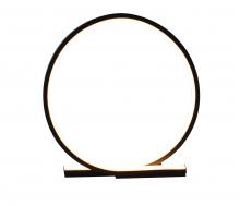 Bethel International Canada MV12BLK - LED Table Lamp Metal & Acrylic