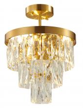 Bethel International Canada OC37C12G - Semi Flush Mount Gold