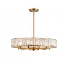 Bethel International Canada OC42C28G - Chandelier Metal & Crystal