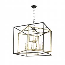 Bethel International Canada YS218C28BG - Chandelier Black and Gold