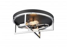 Bethel International Canada YS22130C14BCH - Flush Mount Black and Chrome