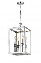 Bethel International Canada YS6215-4P - Chandelier Shiny Nickel