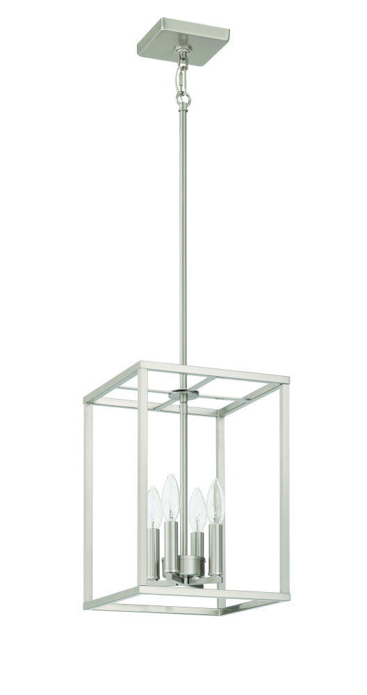 Signature Foyer 4 Light 14" Foyer in Brushed Polished Nickel