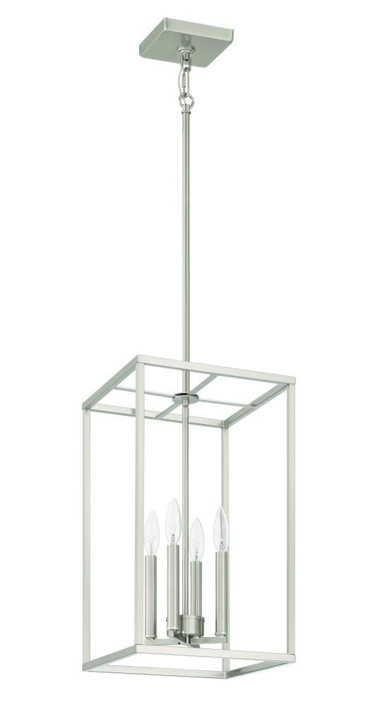 Signature Foyer 4 Light 18" Foyer in Brushed Polished Nickel