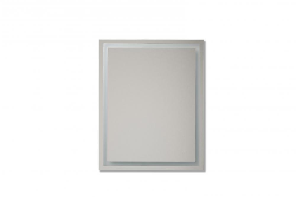 30â€ x 24â€ x 1.4â€ Rectangular Back Lit LED Mirror, Defogger & Dimmer, 3000K