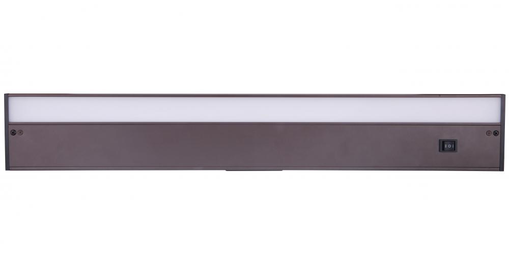24" Under Cabinet LED Light Bar in Bronze