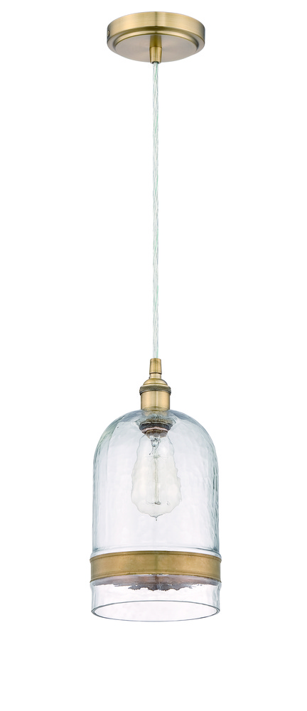 1 Light Mini Pendant in Antique Copper
