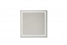 Craftmade MIR102-W - 30" x 30" x 1.9" Square Front Lit LED Mirror, Defogger & Dimmer, 3000K/4000K/5000K