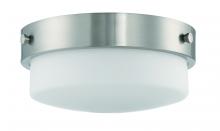 Craftmade X3214-BNK - Oak Street 2 Light 13.75" Flushmount in Brushed Polished Nickel