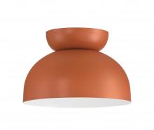 Craftmade 59181-BCY - Ventura Dome 1 Light Flushmount in Baked Clay