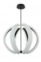 Craftmade 58891-FB-LED - Unwind Large LED Pendant in Flat Black