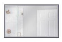Craftmade MIR6001RT-FB3C - 60" x 36" Rectangle Black Framed Back Lit LED Mirror, Defogger & Dimmer, 3000-5000K