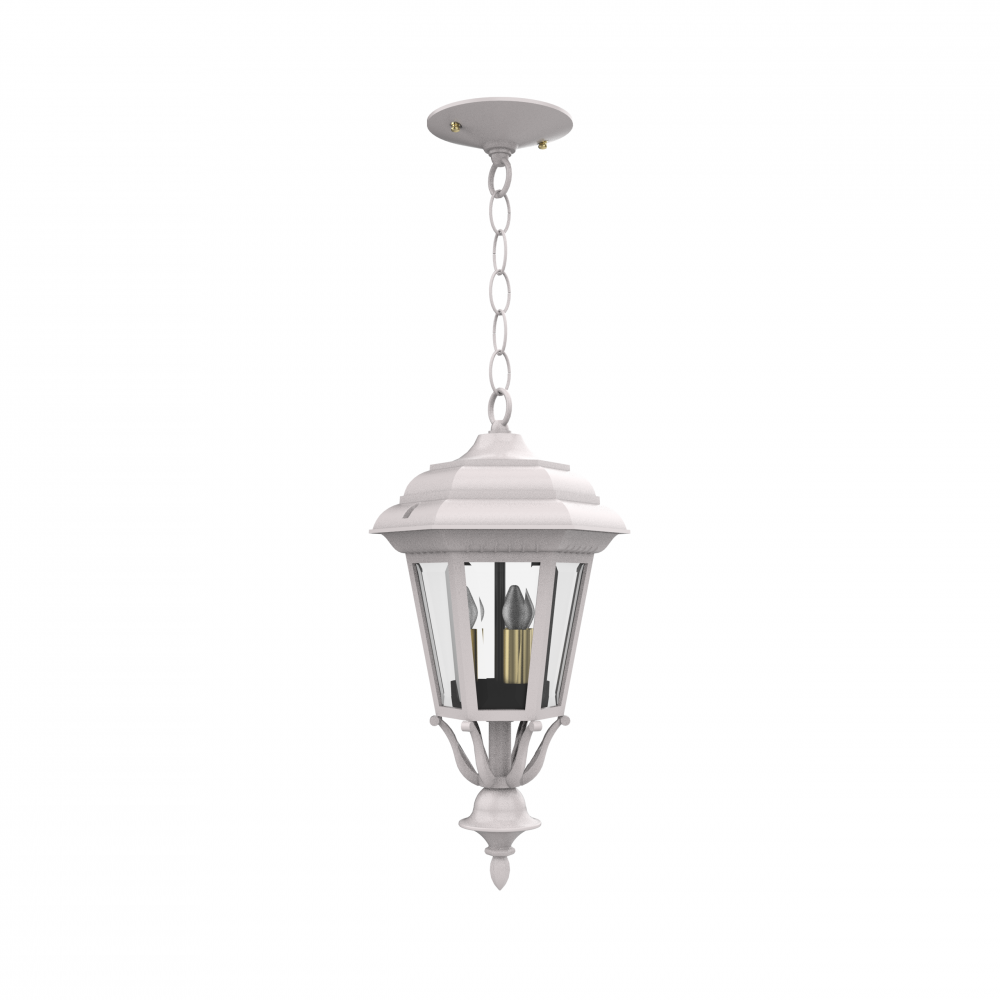 Jamestown - Ceiling mount with chain closed bottom small format - 11455