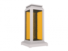 SNOC Canadian 36740-AC03-LD20C - 65e Series - Large Pedestal Mount - 36740