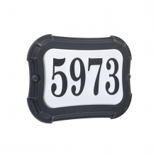 SNOC Canadian 85002BK - Vintage - Address Plaque - 85002