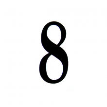 SNOC Canadian 85908 - Vintage - Numbers for Vintage - Address Plaque - 85908